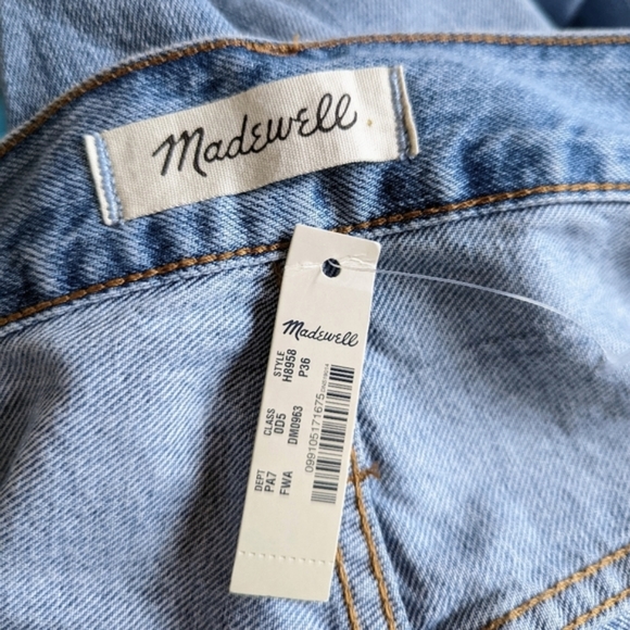 MADEWELL The Perfect Vintage Jean in Fitzgerald Light Wash Petite Plus Size 36 - Picture 10 of 13